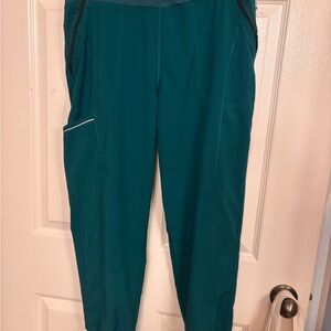 Cherokee infinity bright green scrub pants - used